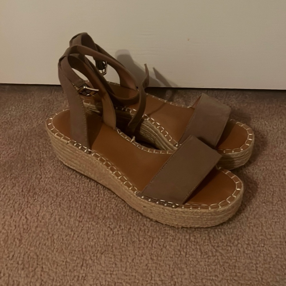 Kelly & Katie Espadrille Wedge Sandals